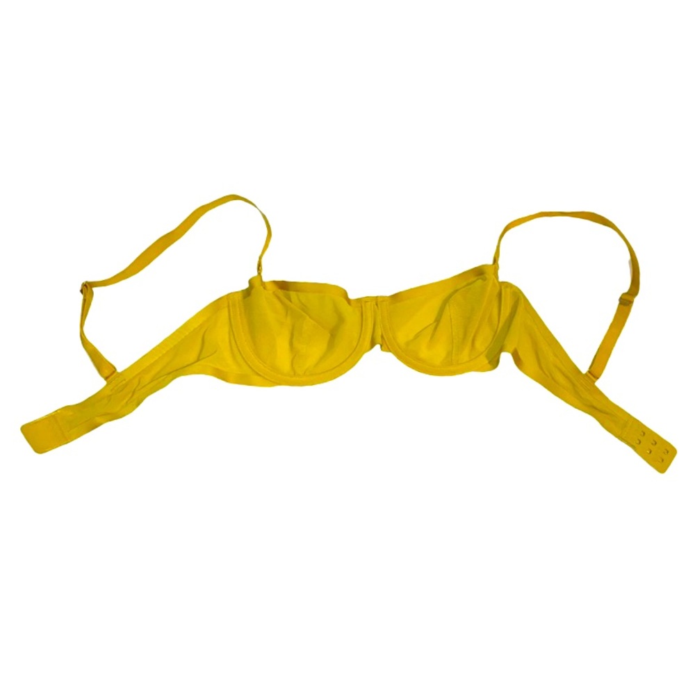 CUUP The balconette yellow mesh bra size 32B